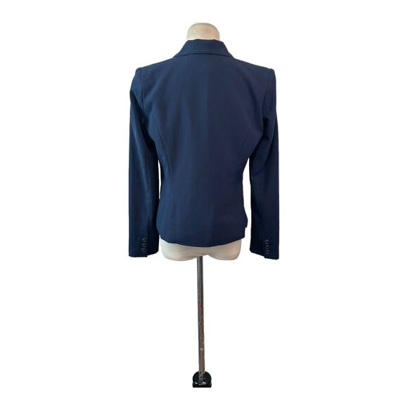 212 Collection navy blue 2 button blazer size 4 - Picture 7 of 10